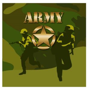 Set 20 servetele, Soldati Army, 33 x 33 cm