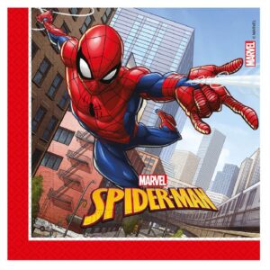 Set 20 servetele Spiderman, 33 x 33 cm