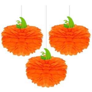 Set 3 decoratiuni, Dovleac, 40 cm