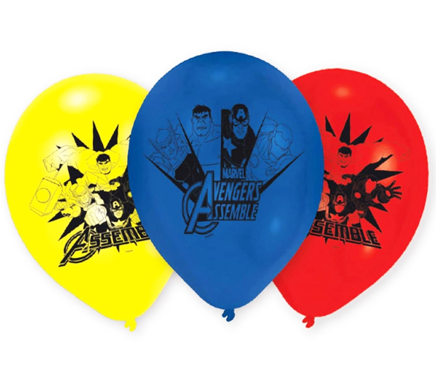 Set 6 baloane Supereroi Avengers, 23 cm - imagine 2