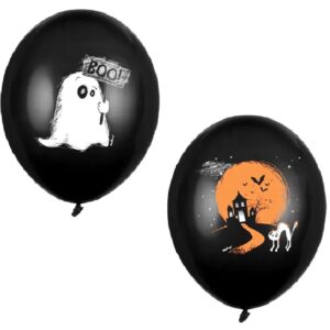 Set 6 baloane latex, Castel bantuit si Fantome, 30 cm