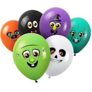 Set 6 baloane Funny Monsters, 25 cm