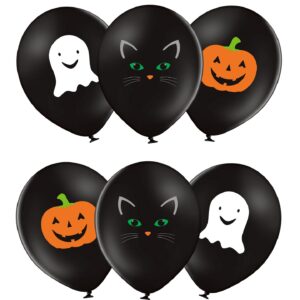 Set 6 baloane Funny friends Halloween, 37 cm