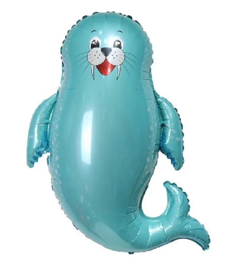Set 6 baloane cu Animale marine, 35-44 cm - imagine 6