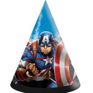 Set 6 Coifuri Avengers Captain America, 16 cm
