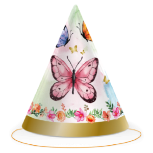 Set 6 coifuri cu Fluturi, Butterfly Shimmer, 16 cm