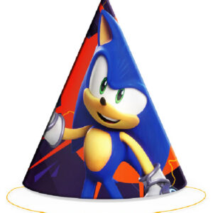 Set 6 coifuri Sonic Prime, 16 cm
