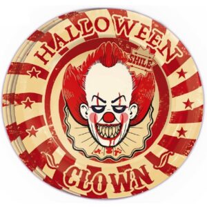 Set 8 farfurii Scarry Clown, 23 cm