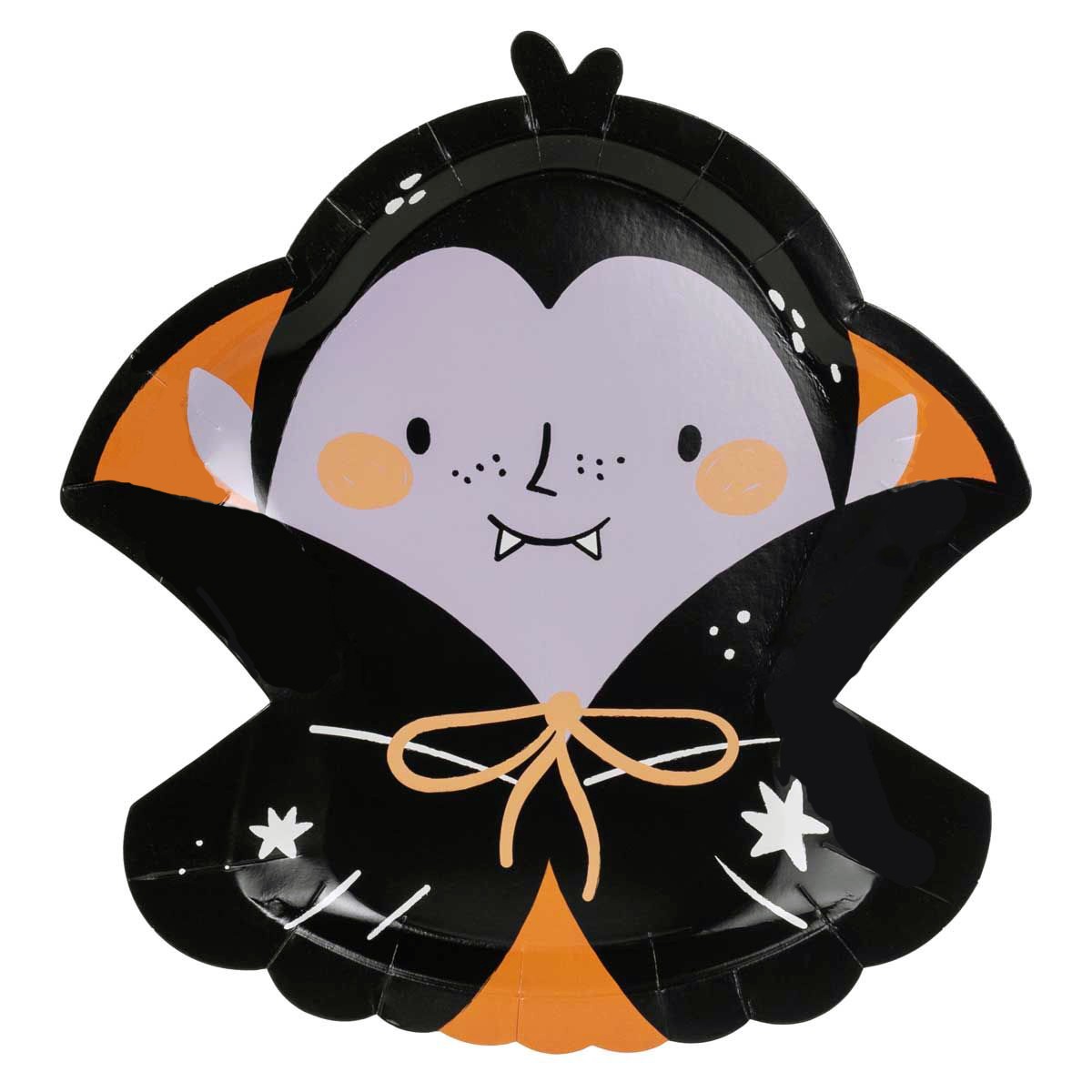 Set 6 farfurii forma Vampir, 23 x 25 cm