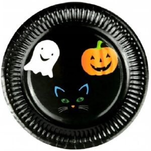 Set 6 farfurii Halloween Funny friends, 18 cm