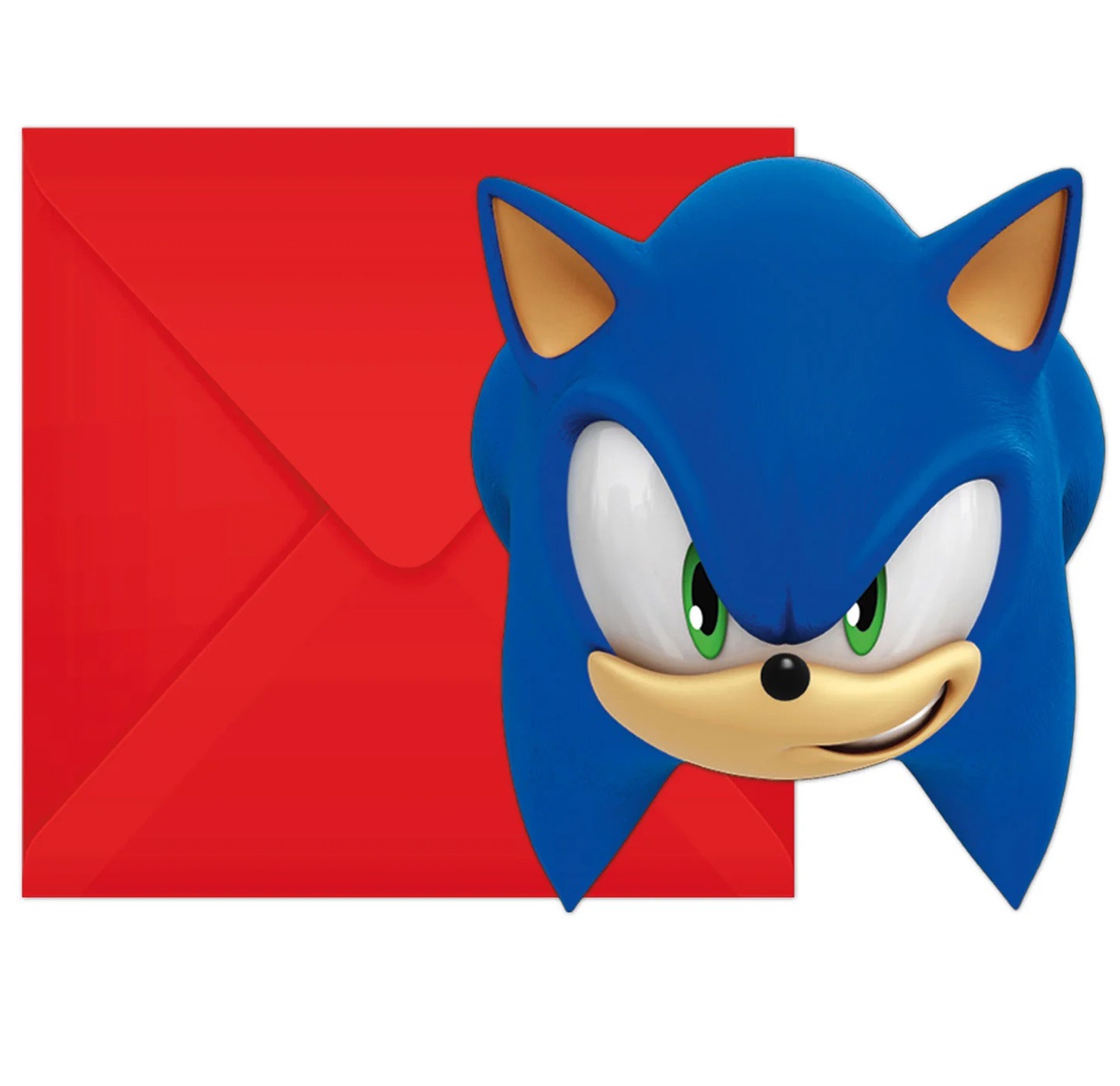 Set 6 Invitatii Petrecere Sonic