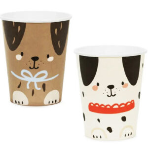Set 6 pahare Catei, bicolore, 220 ml