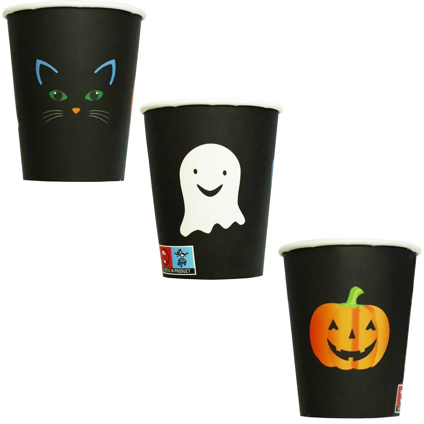 Set 6 pahare Funny friends Halloween, 250 ml - imagine 2