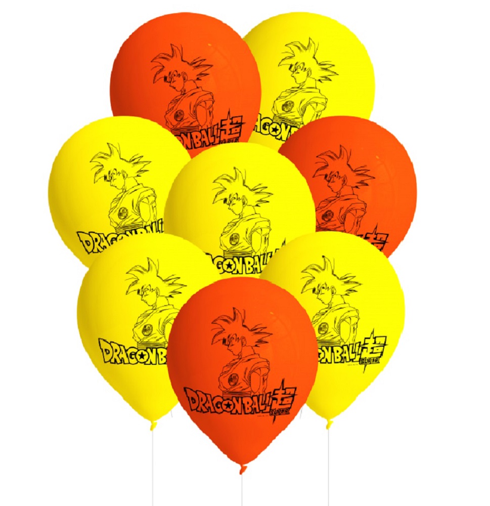 Set 8 baloane Dragon Ball, 27 cm