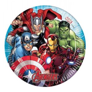 Set 8 farfurii Avengers, 20 cm