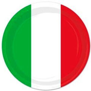 Set 8 farfurii, Steag Italia, 22 cm