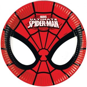 Set 8 farfurii desert, Ultimate Spiderman, 20 cm