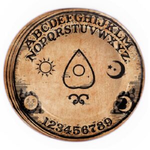 Set 8 farfurii Halloween,Tabla Ouija, 23 cm