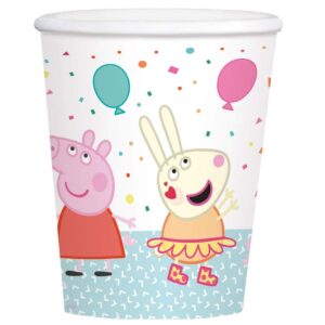 Set 8 pahare Peppa Pig, 250 ml