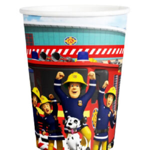 Set 8 pahare Pompier Sam, 250 ml