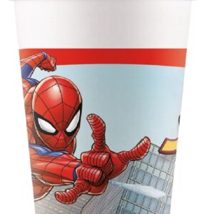 Set 8 pahare Spiderman, 200 ml