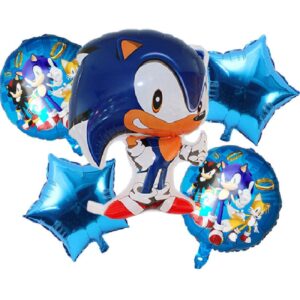 Set 5 baloane folie, Petrecere Sonic
