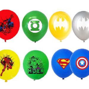 Set 10 baloane Supereroi, 30 cm
