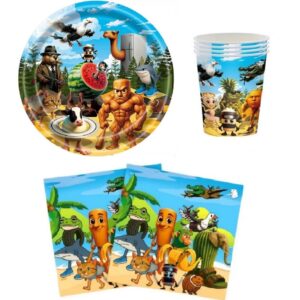 Set Party Brainrot italian, 3 piese, 10 persoane