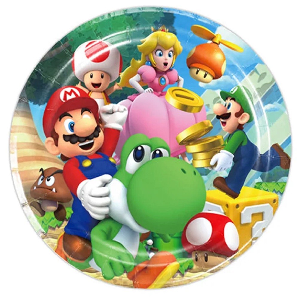 Set Party Super Mario, 8 persoane - imagine 6