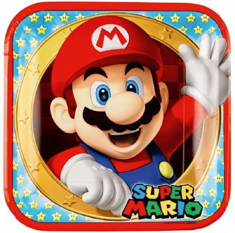 Set Petrecere, Super Mario, 8 persoane - imagine 3