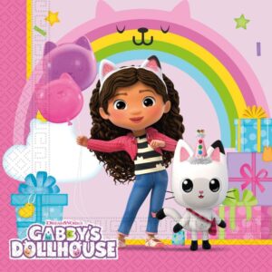 Set 20 servetele, Gabby's Dollhouse, 33 cm