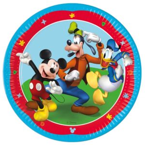Set 8 farfurii Mickey Mouse si Prietenii, 23 cm