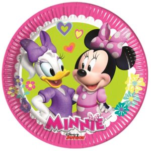 Set 8 farfurii Disney Minnie si Daisy, 20 cm