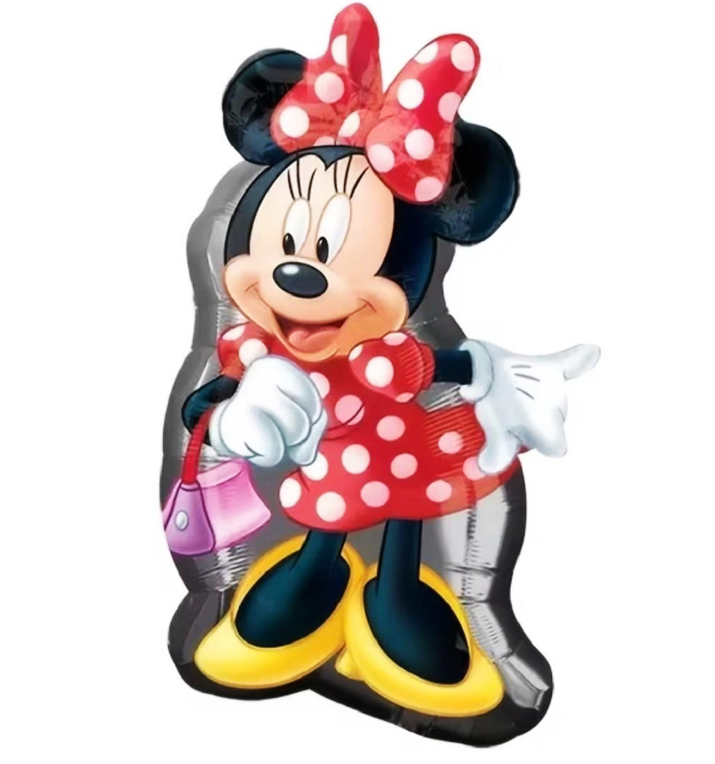 Balon folie, Minnie Mouse, 77 x 49 cm