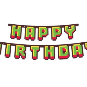 Ghirlanda Happy Birtday Game On!, 160 cm