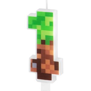 Lumanare tort Minecraft Pixels, Cifra 1