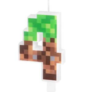Lumanare tort Minecraft pixels, Cifra 4