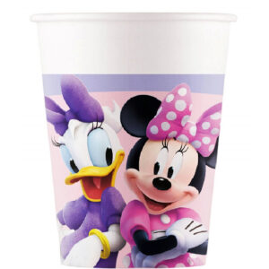 Set 8 pahare Minnie Mouse si Daisy, 200 ml