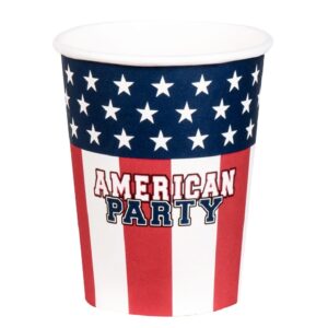 Set 10 pahare, American Party, 250 ml