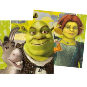 Set 20 servetele Shrek, 33 x 33 cm