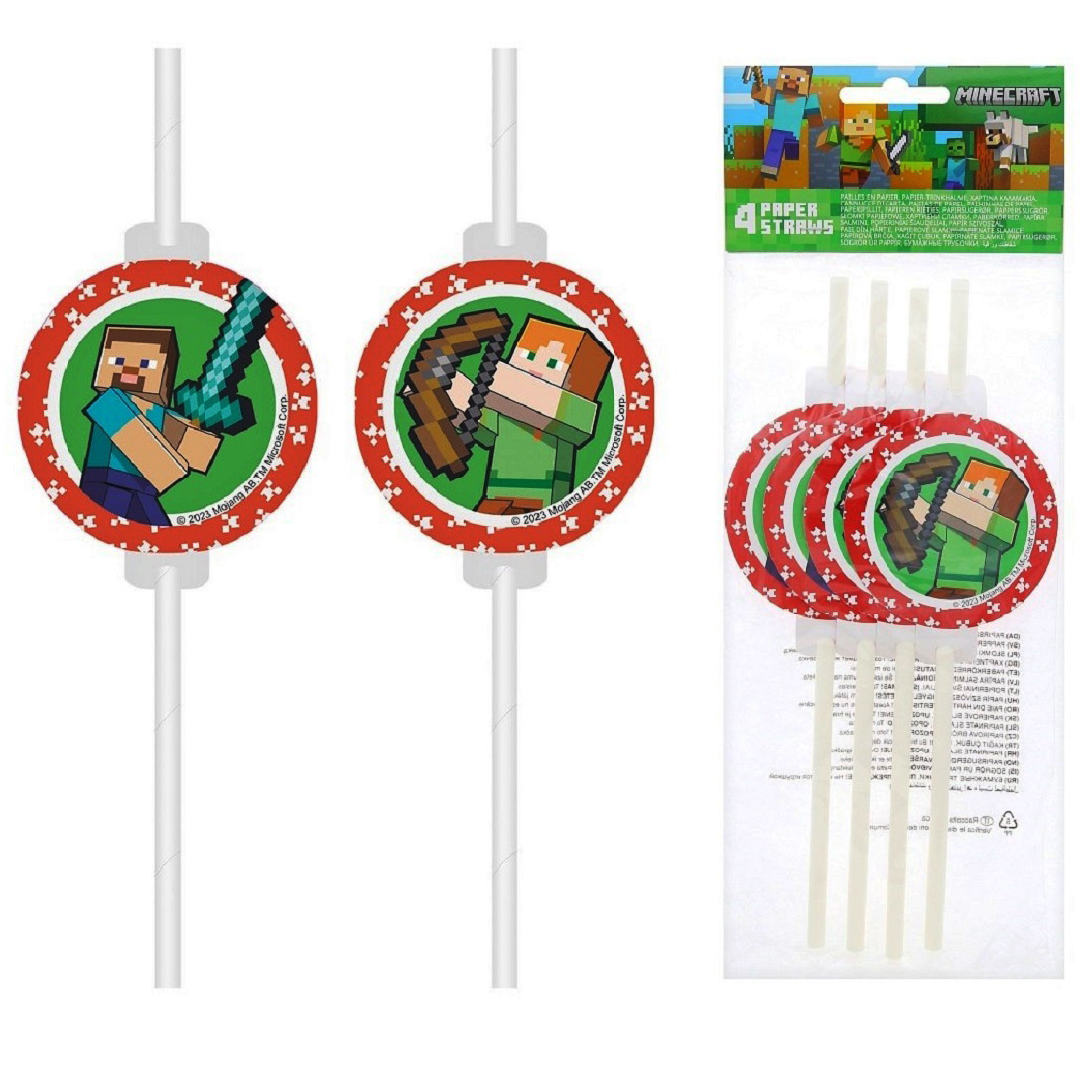 Set 4 paie hartie, Minecraft - imagine 2