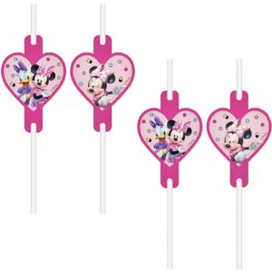 Set 4 paie hartie, Minnie Mouse si Daisy, 22 cm
