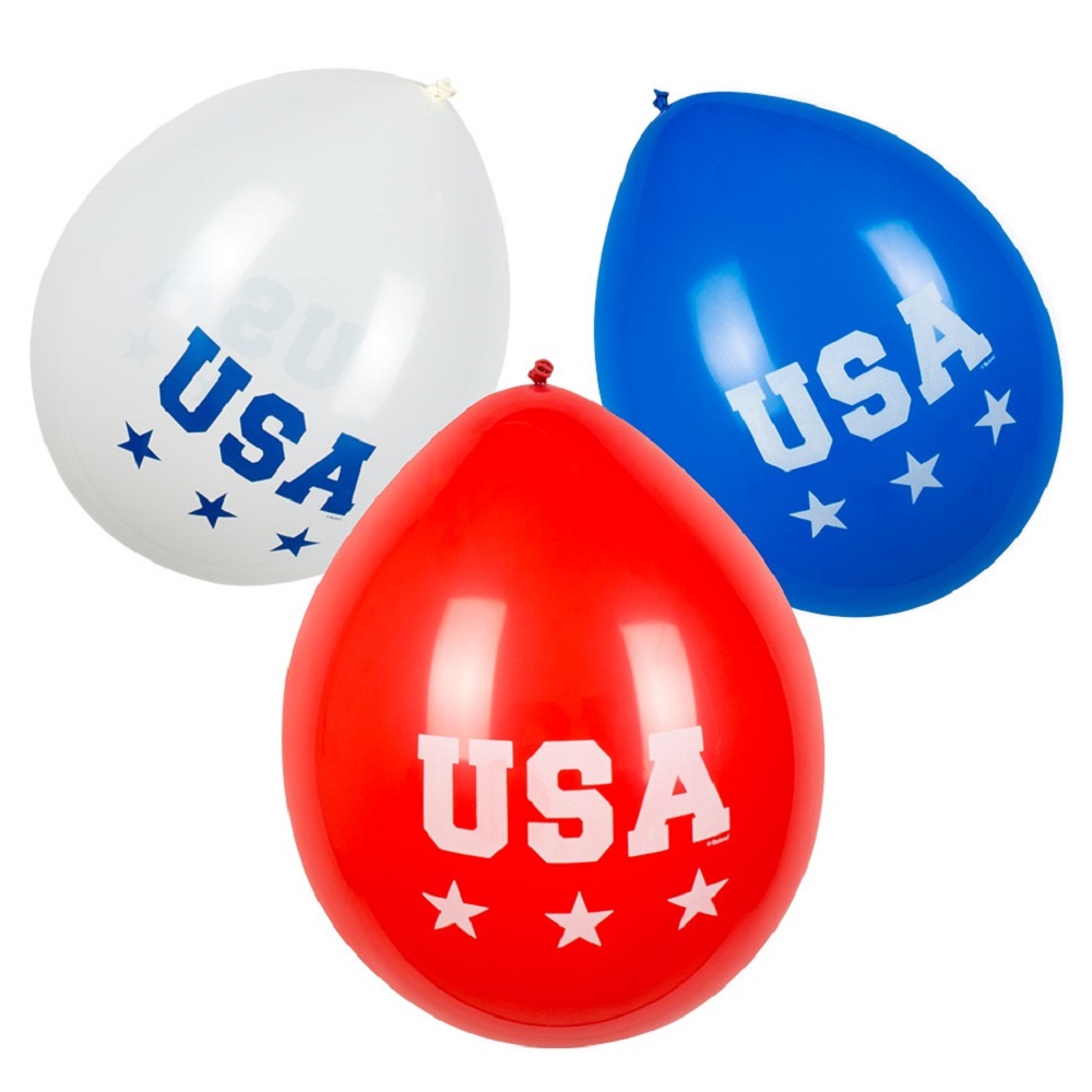 Set 6 baloane Petrecere americana, 25 cm