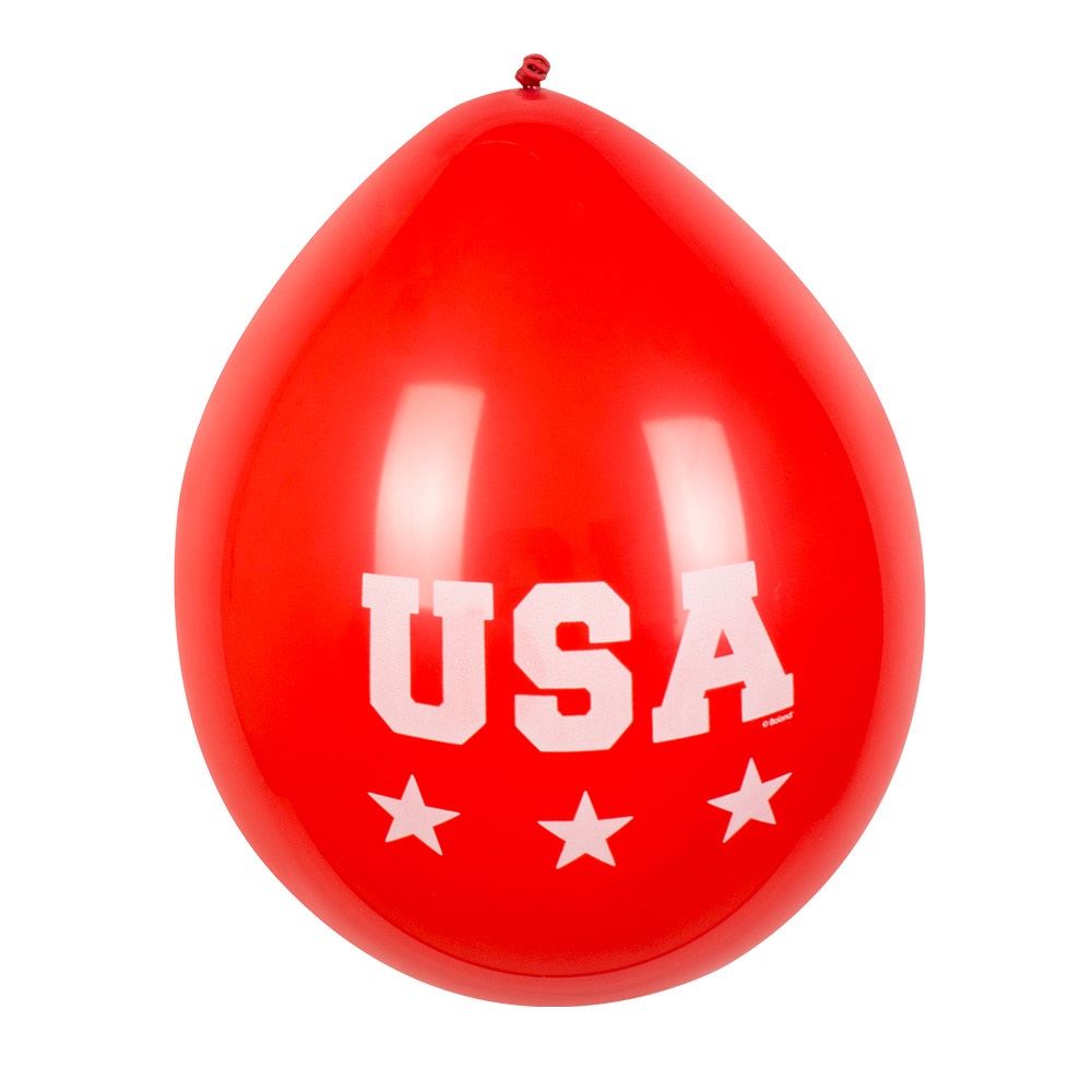 Set 6 baloane Petrecere americana, 25 cm - imagine 2