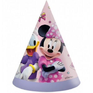 Set 6 coifuri petrecere Minnie si Daisy, 16 cm