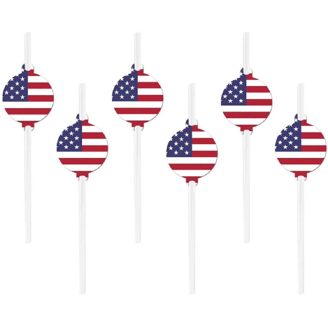 Set 6 paie de hartie, Steag american