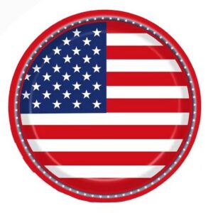 Set 8 farfurii Steag american, 18 cm