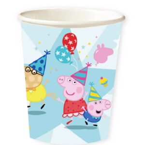 Set 8 pahare, Peppa Pig Celebration, 250 ml