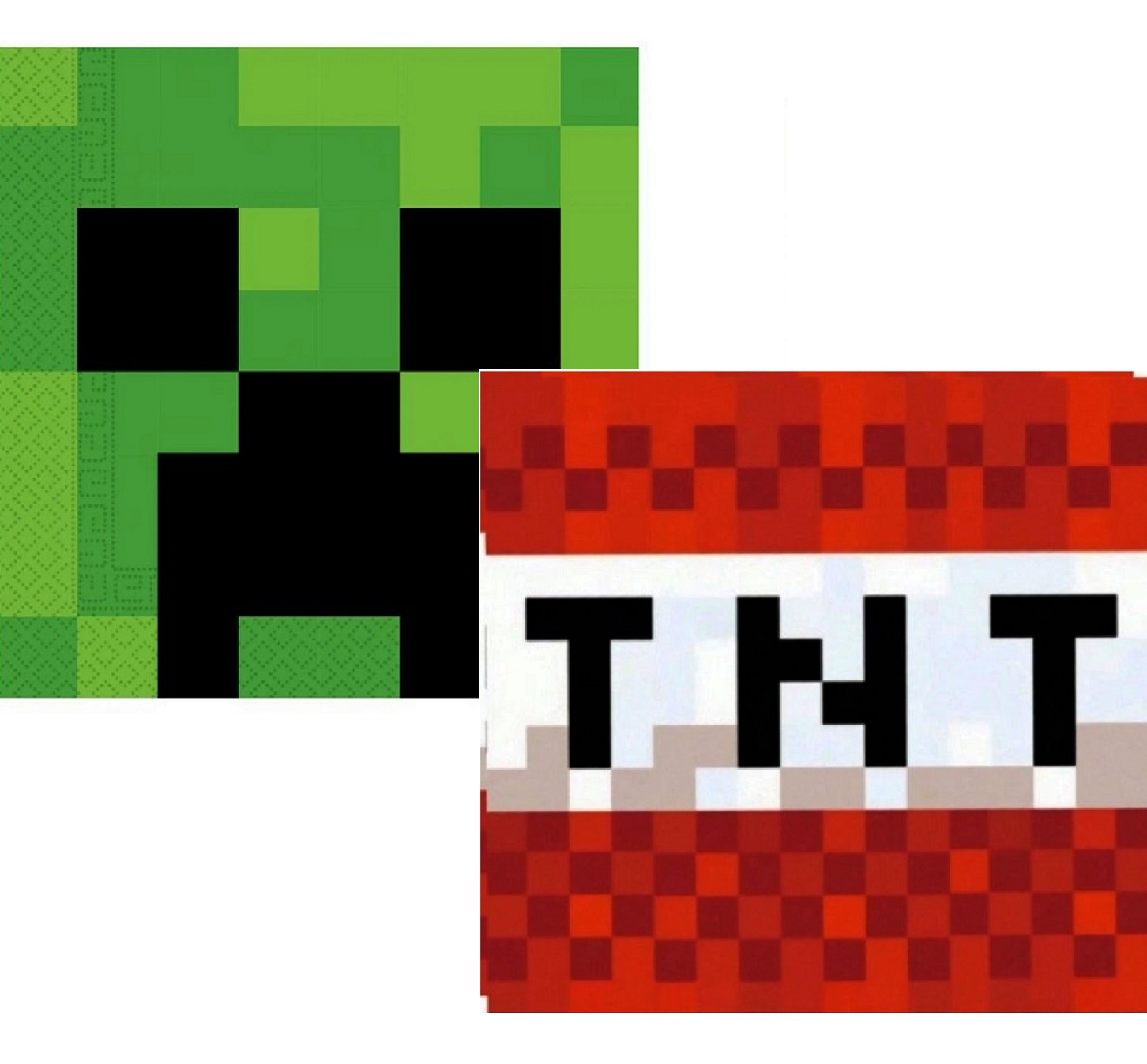 Set Petrecere Minecraft-Pixels, 8 persoane - imagine 3